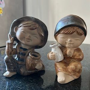 Unique ceramic couple